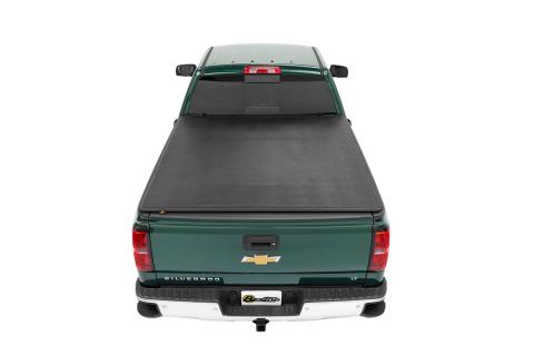 Soft Tri-Fold Tonneau Cover EZ-Fold For Chevy/GMC 2004-2012 Colorado/Canyon 6.0 Foot Black Tailgate Spoiler Not Included Bestop