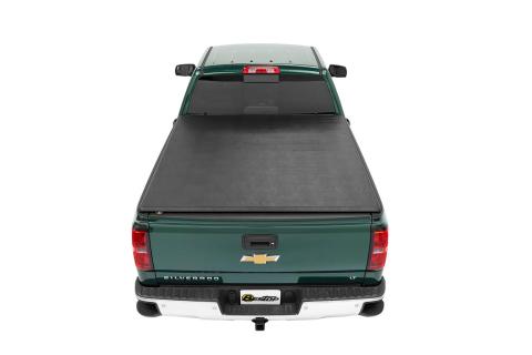 EZ-Roll Soft Tonneau Cover For Chevy/GMC 1988-2000 C & K Series Pickup 6.5 Foot Black Tailgate Spoiler Not Included Bestop