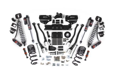 2025 Ram 2500 4WD (Diesel) 4 Inch 4-Link Suspension Lift Kit W/ Indexing Ring, 2.5 Inch Rear Lift, Coil Spring - Fox 2.5 PES C/O, Fox 2.0 IFP Bump Stop, Fox 2.5 PES Shocks BDS Suspension