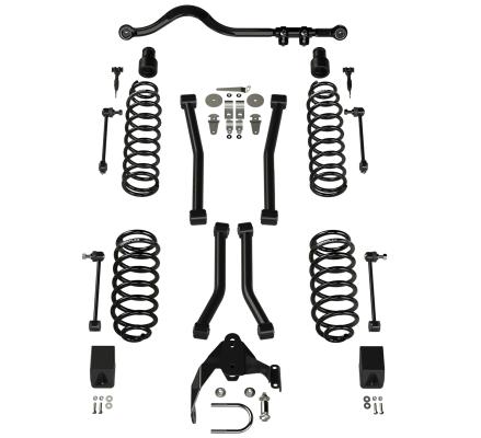 07-18 Wrangler JK 4 Door 3 Inch Suspension System w/ 4 Sport Control Arms No Shocks TeraFlex