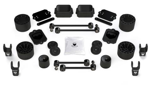 18-Up Wrangler JL 4 Door Sport Sahara 2.5 Inch Performance Spacer Lift Kit & Shock Extensions TeraFlex