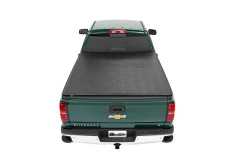 EZ-Roll Soft Tonneau Cover For Chevy/GMC 1988-2000 C &amp; K Series Pickup 6.5 Foot Black Tailgate Spoiler Not Included Bestop