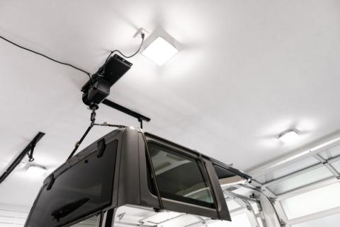 HOSS Hardtop Hoist Jeep 2018-26 Wrangler JL Black Bestop
