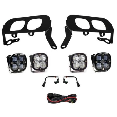 Silverado 1500 Fog Pocket Kit 14-15 FPK, SAE Clear W/C &amp; Sport D/C Baja Designs