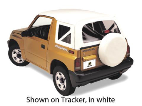 Replace-A-Top for OEM Hardware For Suzuki 1988-1994 Samurai Clear White Denim No Door Skins Included Bestop