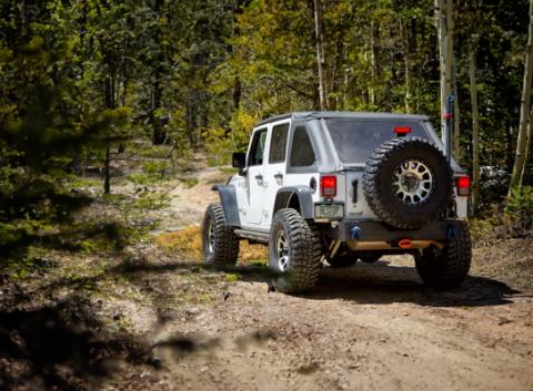 The Ascent Soft Tops For Jeep 2007-2018 Wrangler JK 4 Door Black Diamond Bestop