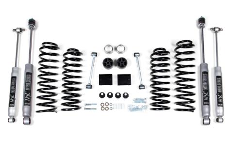 2 Inch Lift Kit Coil Spring Jeep Wrangler JK 12-18 4-Door NX2 Nitro Shocks