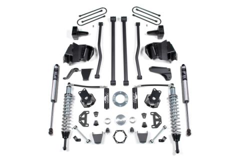 6 Inch Lift Kit Long Arm &amp; FOX 2.5 Coil-Over Conversion Dodge Ram 2500/3500 2008 4WD Fox 2.5 Performance Shocks Diesel Rear Leaf Springs Fox 2.5 Performance Shocks