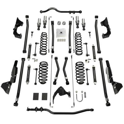 07-18 Wrangler JK 2 Door 4 Inch Alpine CT4 Prerunner Long Arm Suspension System No Shocks TeraFlex