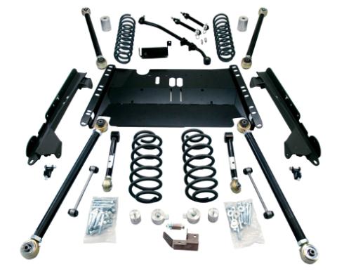 03-06 Wrangler TJ LWB 3 Inch Enduro LCG Long Arm Suspension System No Shocks TeraFlex