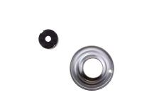 Suspension Shock Absorber Twintube Front Audi A6 2011-2006 A6 Quattro 2011-2005 Clevis Stem Black Paint B4 OE Replacement Bilstein