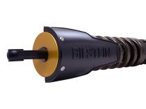Suspension Shock Absorber and Coil Spring Assembly Monotube Rear Left Can-Am Maverick X3 Max RS Turbo R Type III Hard Anodized Black Hawk Powersports Bilstein