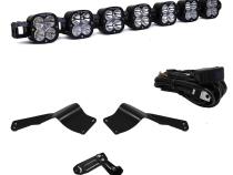 7XL Pro Linkable LED Light Bar Roof Mount Kit for Can-Am Maverick X3 2017-2024 (Light Pattern Multi-Pattern, Clear) Baja Designs