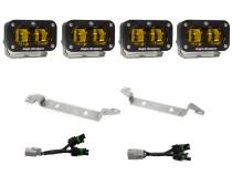 S2 SAE OEM Fog Light Replacement Kit 2024-On Toyota Tacoma TRD Pro/Trailhunter Amber Baja Designs