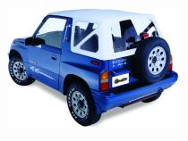 Replace-A-Top for OEM Hardware For Geo/Suzuki 1989-1994 Tracker/Sidekick Clear White Denim No Door Skins Included Bestop