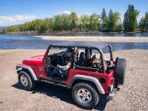 Jeep Bikini Top Header Safari Bikini Tops For Jeep 1997-2002 Wrangler TJ Spice Fabric Bestop