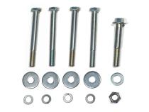 Jeep Frame Side Track Bar Reinforcement Bracket Hardware Kit Yeti XD For 07-18 Wrangler JK Steer Smarts