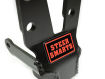 18-20 Jeep Wrangler/Gladiator JL/JT Yeti XD Sealed Bearing Sector Shaft Brace with Frame Side Track Bar Reinforcement Bracket - Aluminum Steering Box Only Steer Smarts
